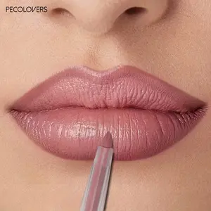 1PC Matte Lipliner Pencil Waterproof Smooth Application Smudge-Proof Moisturising Highly Pigmented 6 Colors Lip Contouring Makeup