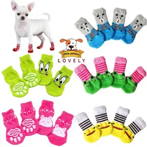 New Pet Socks with Anti-Slip Bottom, Premium Quality Dog and Cat Paw Socks, Universal-Fit Wool Material, Christmas and Halloween Gift