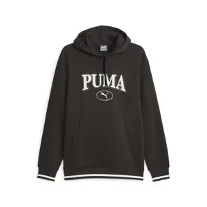 PUMA Mens Squad Hoodie Casual Outerwear Casual Pockets - Black