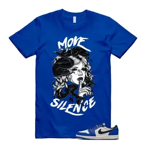1 Game Royal Blue White Black Low OG Unisex Shirt Match MIS, 1 Blueberry Royal Blue Outfit, Trending Shirts, Top T-Shirt