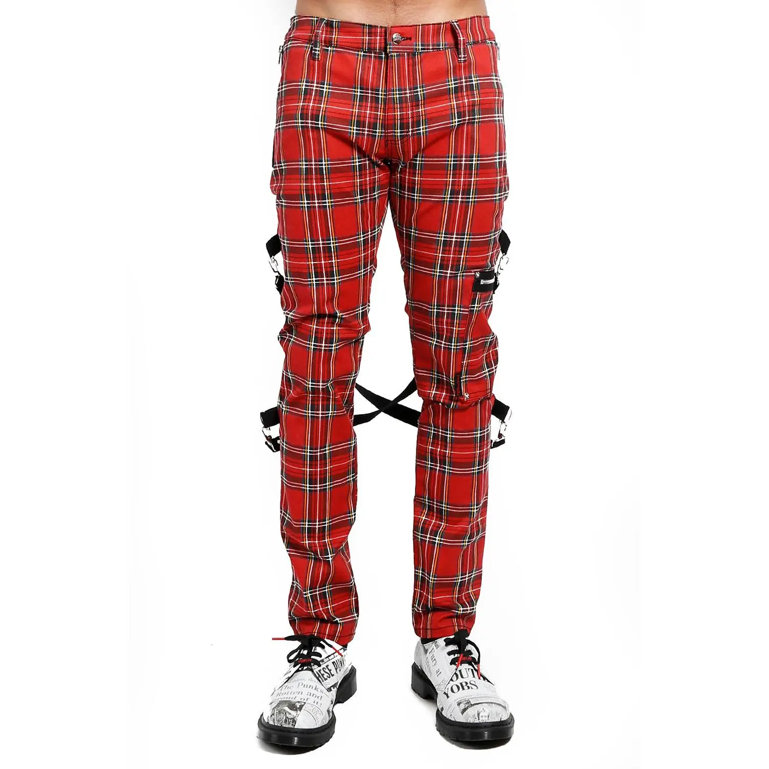 Tripp NYC Chaos Pants [Red Plaid]