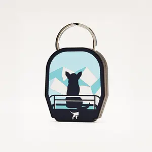 Hitail Smart QR Dog ID Tag -  Ski Bum