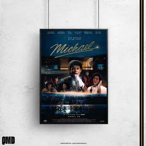 Michael Biopic Movie - Original Poster Art Print (Frame Not Included)
