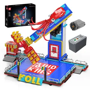 Mould King 11015 Octopus Spinning Amusement Park Building Block Motor Adult Kid Toy 1668 Pcs