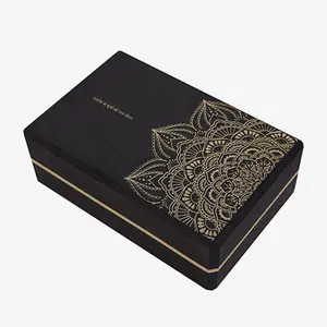 High Density Eva Foam Yoga Brick, Printed Dance Practice Aid Leg Press Fitness Block, Essential Gym Equipment for Athletes & Dancers