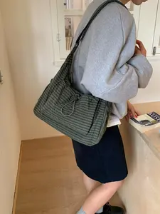 Women's Plaid Large Capacity Adjustable Crossbody Shoulder Bag, Lightweight Versatile Commuter Bag, Casual Shoulder Bag for Daily Use, Travel Friendly, Crossbody Bags