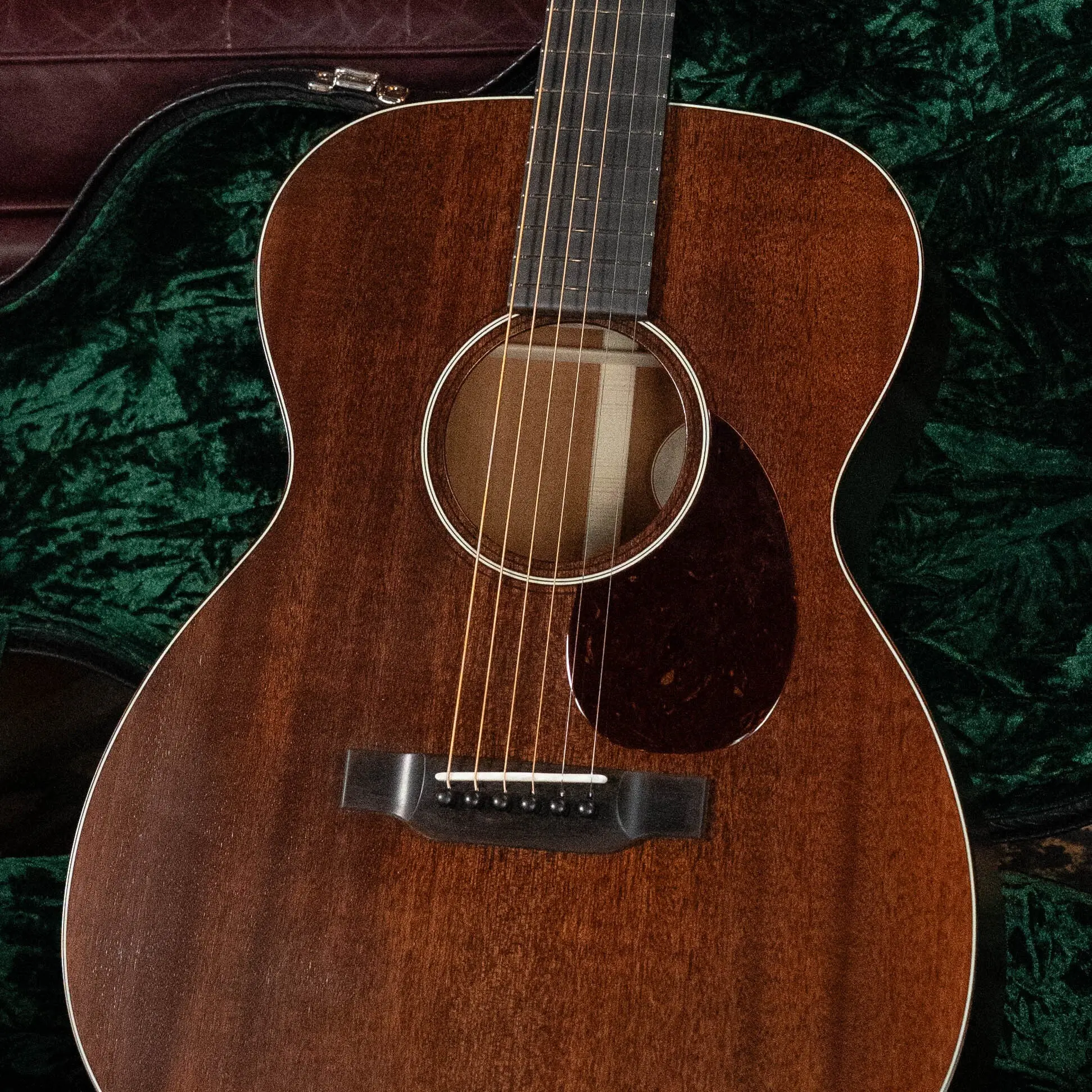 Bourgeois Professional Series Hog Top Satin All Mahogany OM Acoustic Guitar #1208