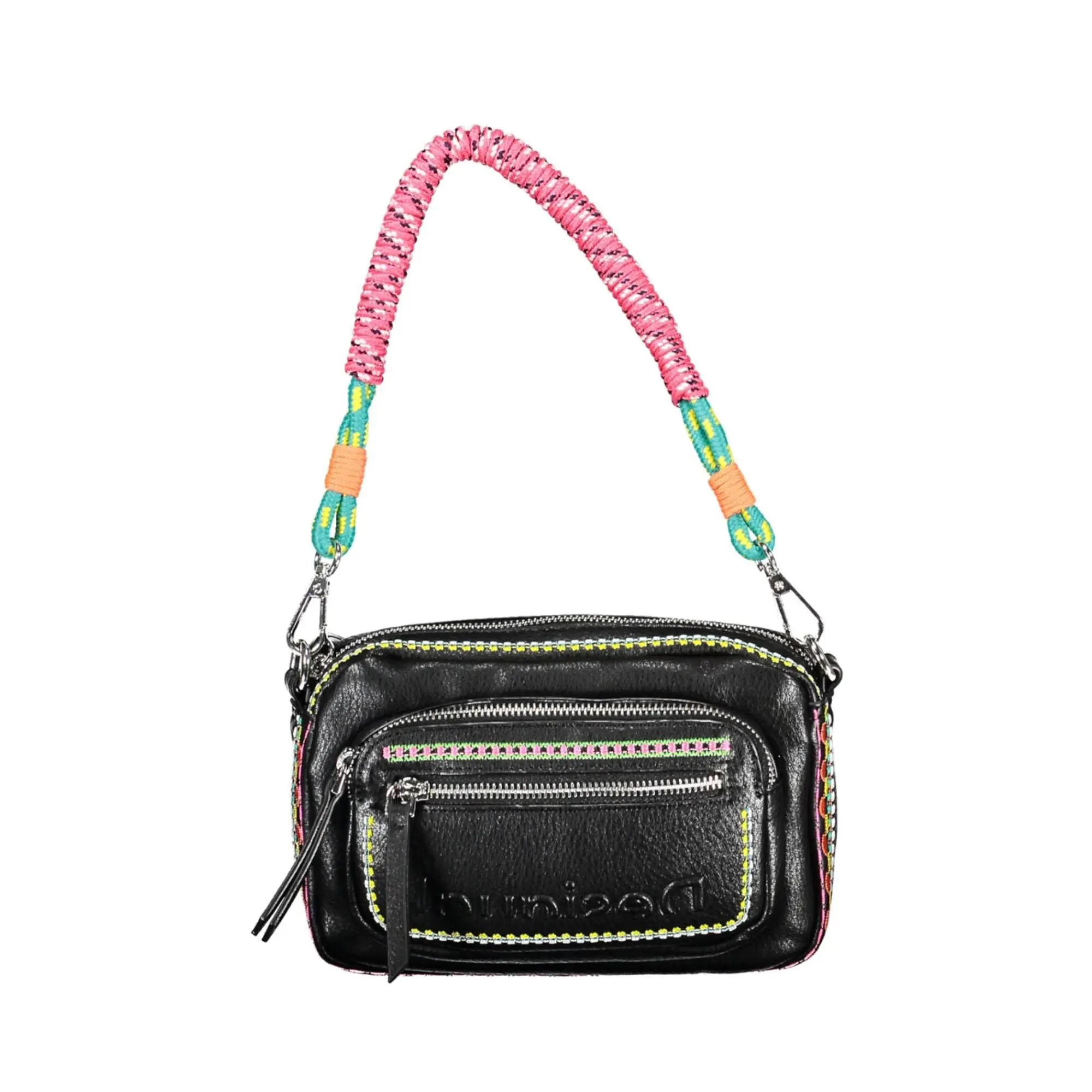 Desigual Black Polyurethane Handbag