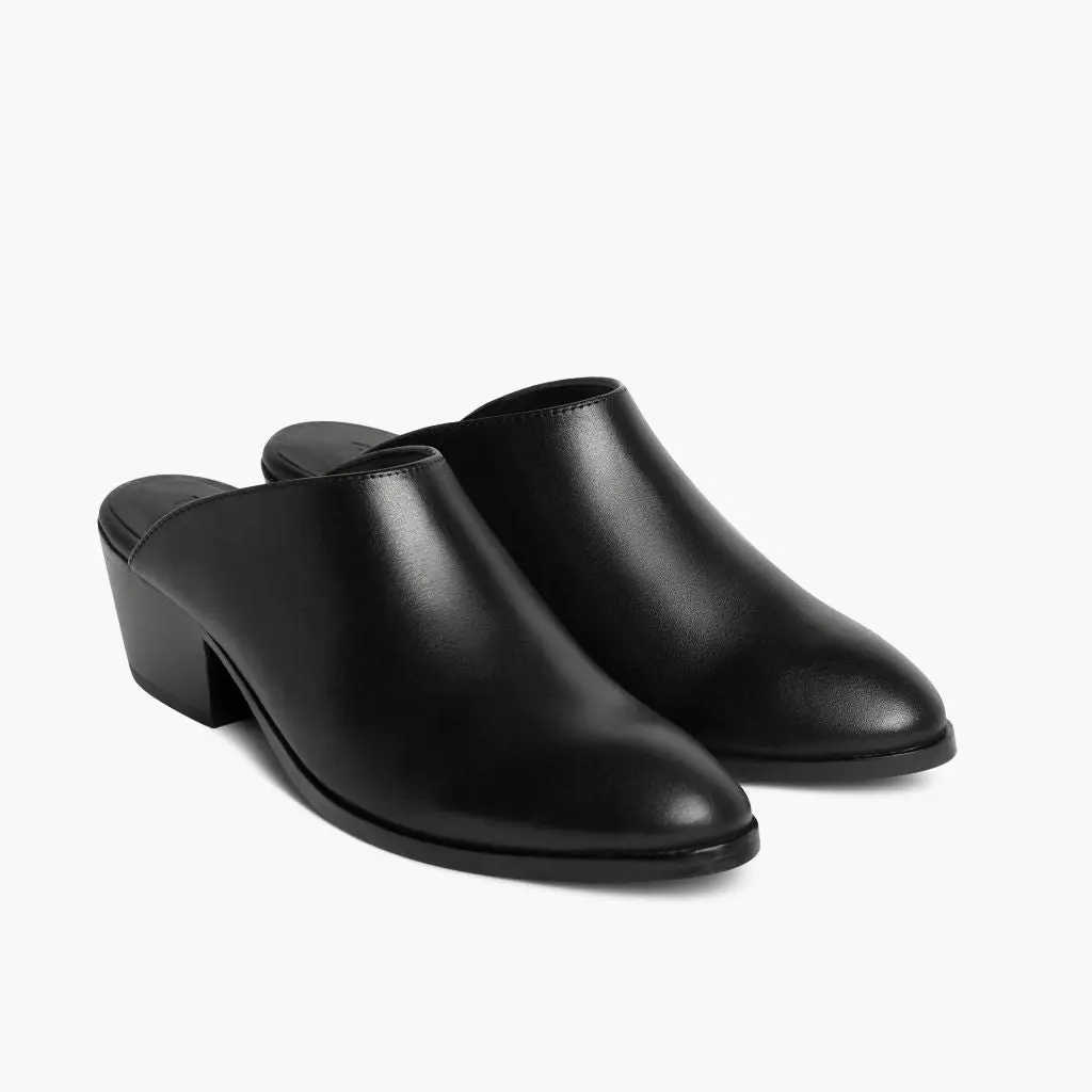 Thursday Boots Women's Breeze Mule In Black Leather