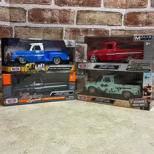 Motormax 4 Trokitas 1966 Scale 1:24 Diecast Model Collection American Classics & Weathered Treasures Editions