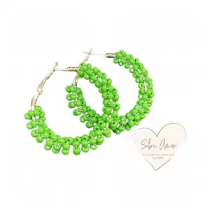 Green hoops Casual Female