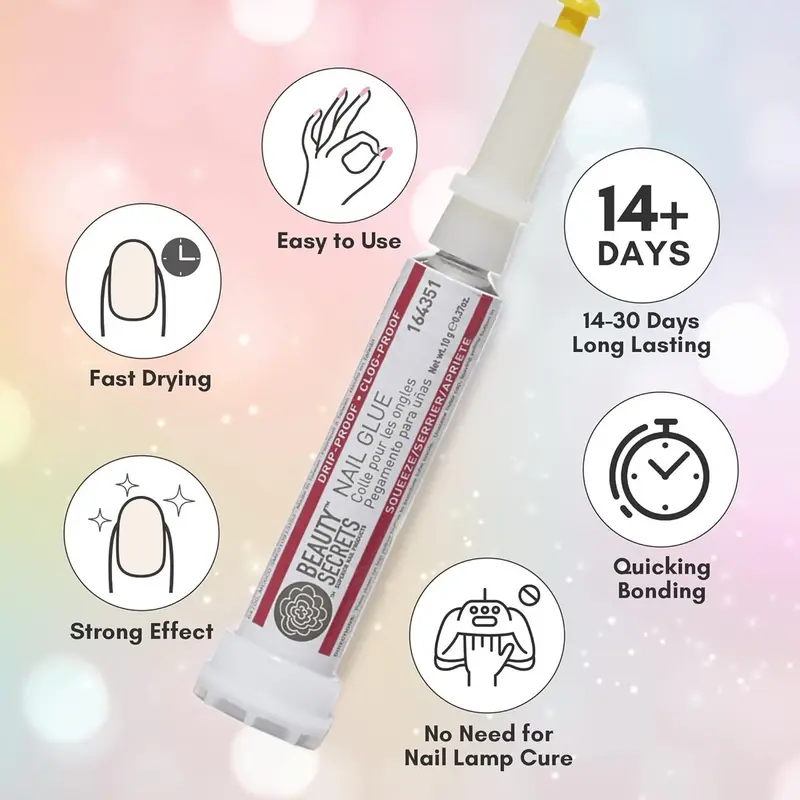 Multi Packs!! Drip proof, Clog proof nail glue by Beauty Secrets. Combo Packs Available Now! Nail Care Nail Art Manicure Cosmetic Nail Polish Polish Salon Flawless