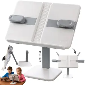 Tablet Stand Holder,Adjustable Foldable Lightweight Laptop Book Stand for Desk,Monitor Holder Multi-Functional Rest Tray Recipes Textbook Cookbook Magazine Laptop Tablet DW