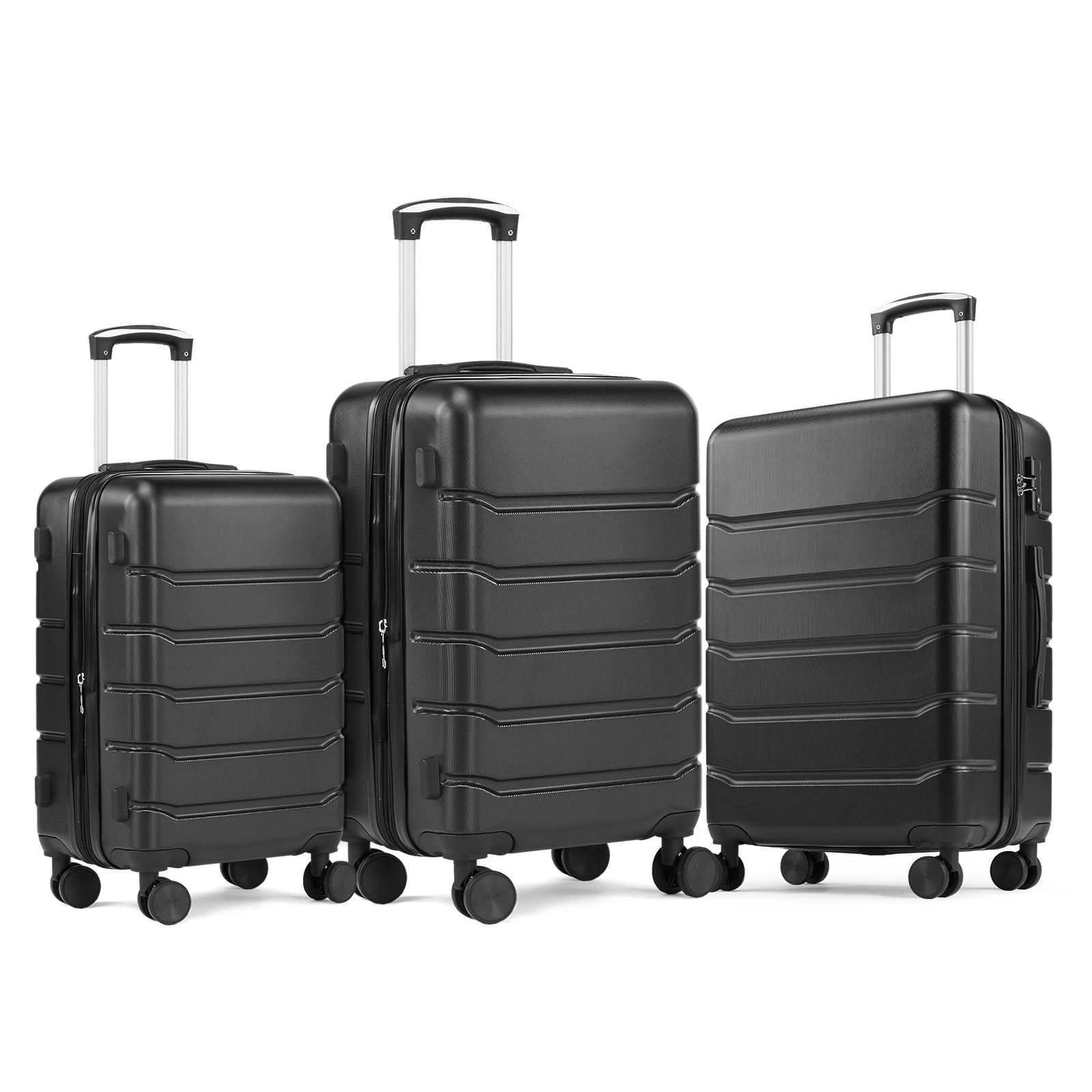 Sweet Furniture S -Luggage 20''/24''/28''Luggage, Hard Shell ABS Suitcase with Double Spinner Wheels, Lightweight Expandable Rolling Luggage with TSA Lock, Travel Bag, Casters Carry-On Luggage,vacationoutfits,beachoutfits