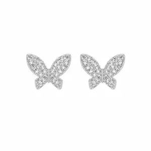 Pavé Butterfly Studs by AZ Essentials
