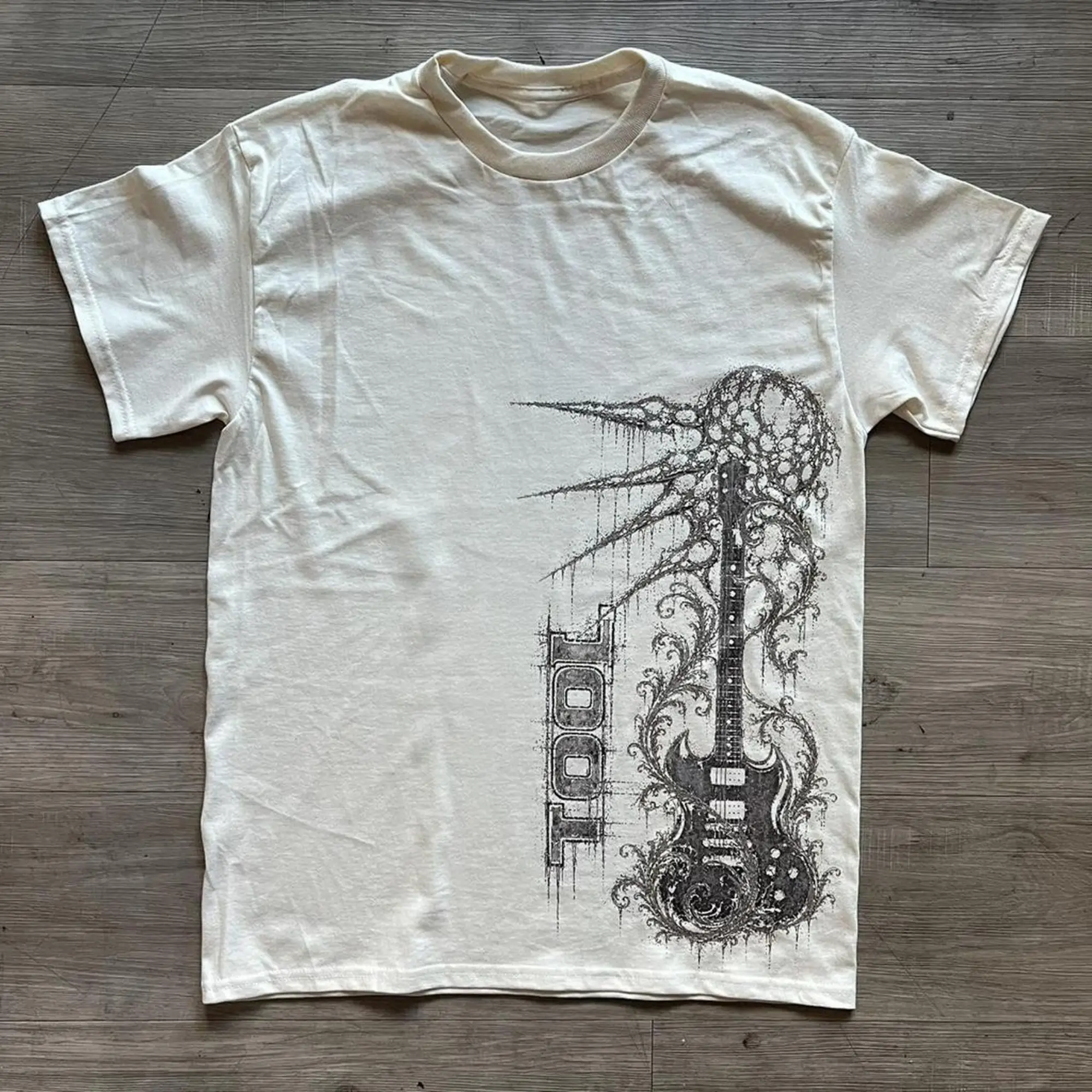 90S Affliction Style Tool Band Tee - Graphic T-Shirt 100% Cotton, Unisex Shirt Menswear Womenswear Streetwear Cotton Comfort