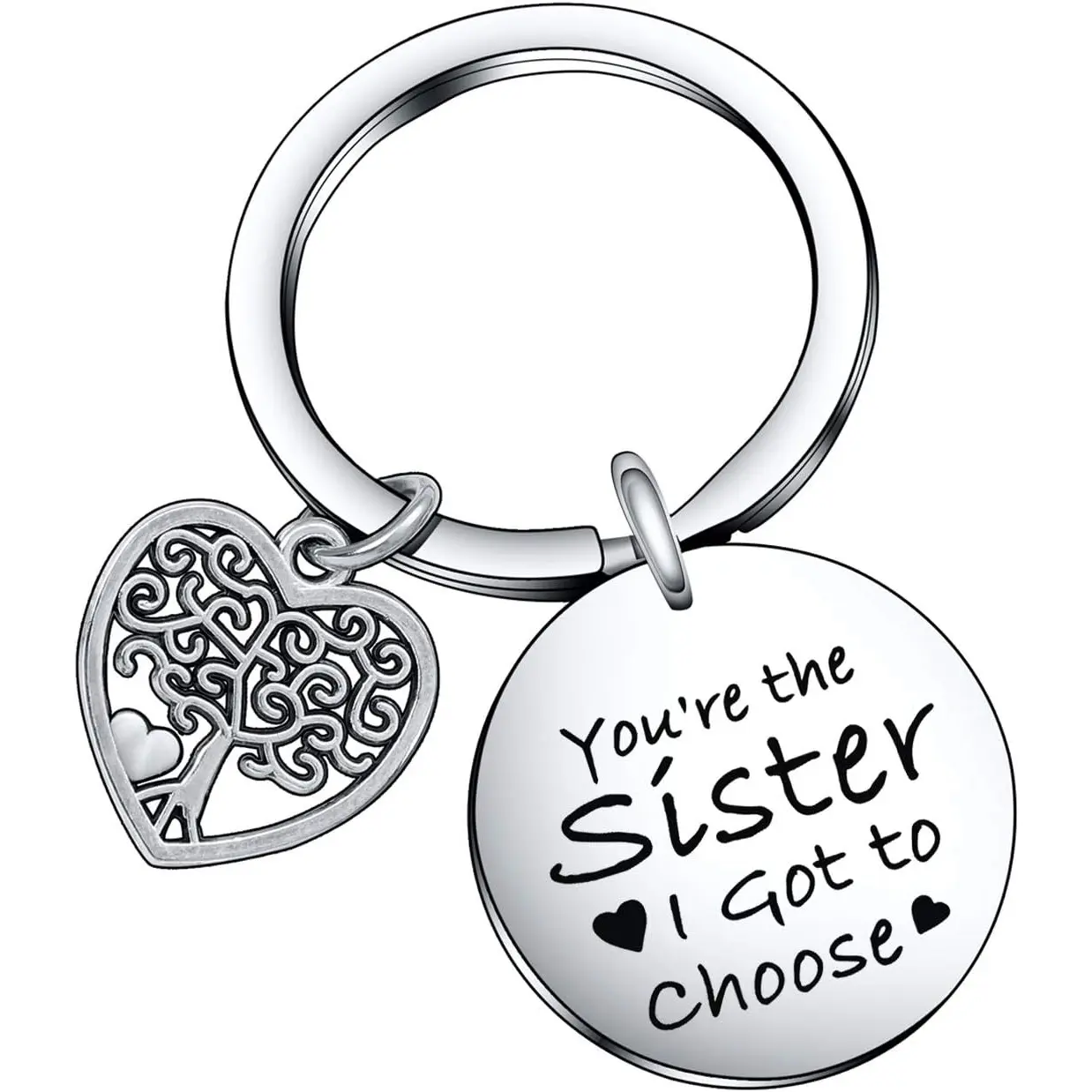 Sister Gifts Sister in Law Gifts Best Friend Jewelry BFF Keychain Bestie Keychain
