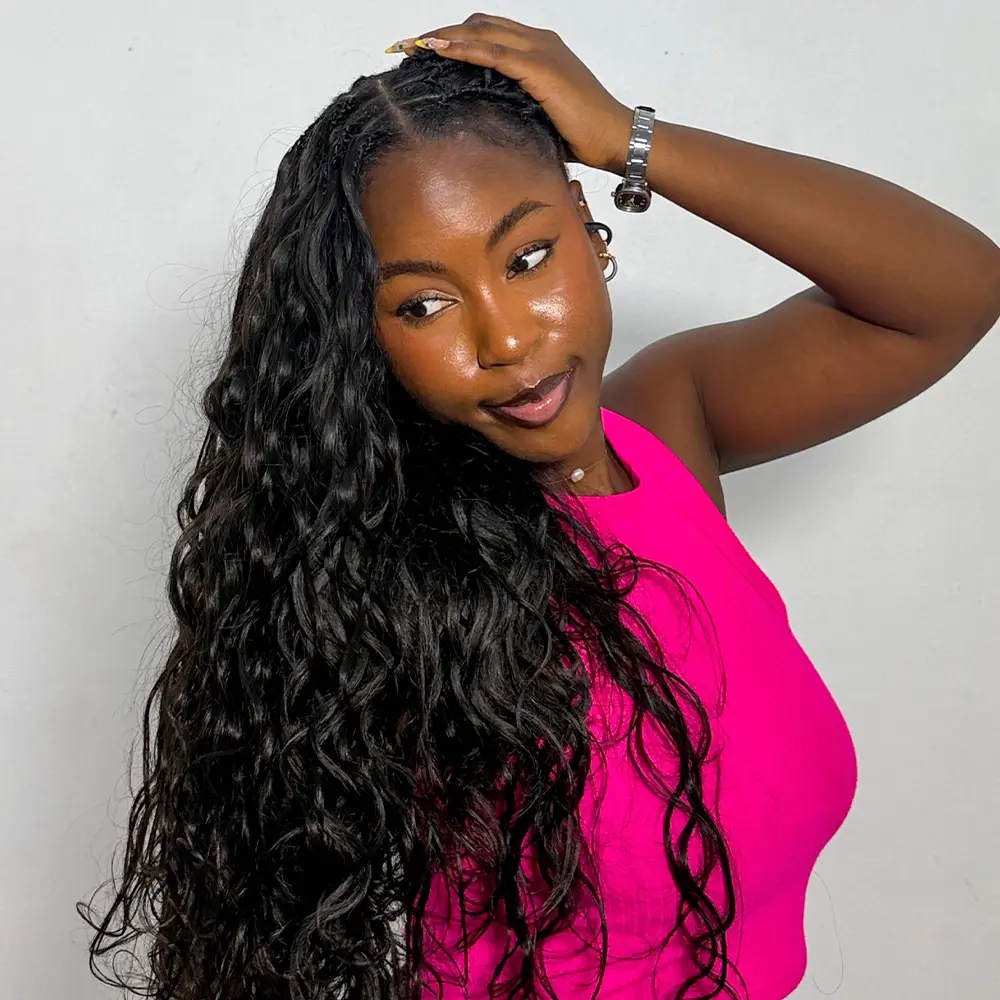 CurlyMe Body Wave Miracle Knots Pre-Separated Crochet Human Hair Lightweight & Reusable Beginner Friendly Style