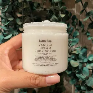 Vanilla Dream Body Scrub infused with & White Turmeric natural skincare