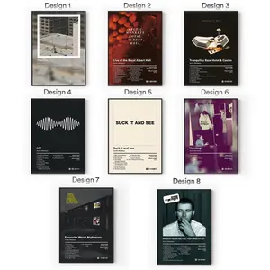 [Sale Up To 40%] [Unframe] Arctic Monkeys Album Posters, Indie Rock Band Wall Art, Alternative Music Bedroom Aesthetic Decor, Modern Album Cover Artwork, Gift for Fans