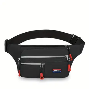 Large-capacity men's crossbody bag, designed for travel and hiking, also functions as a sports shoulder bag