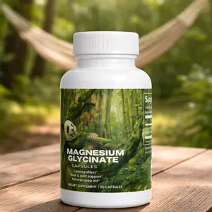 Magnesium Glycinate Capsules 275mg Elemental Magnesium for Muscle Relaxation & Sleep Support 90 Capsules Daily Supplement