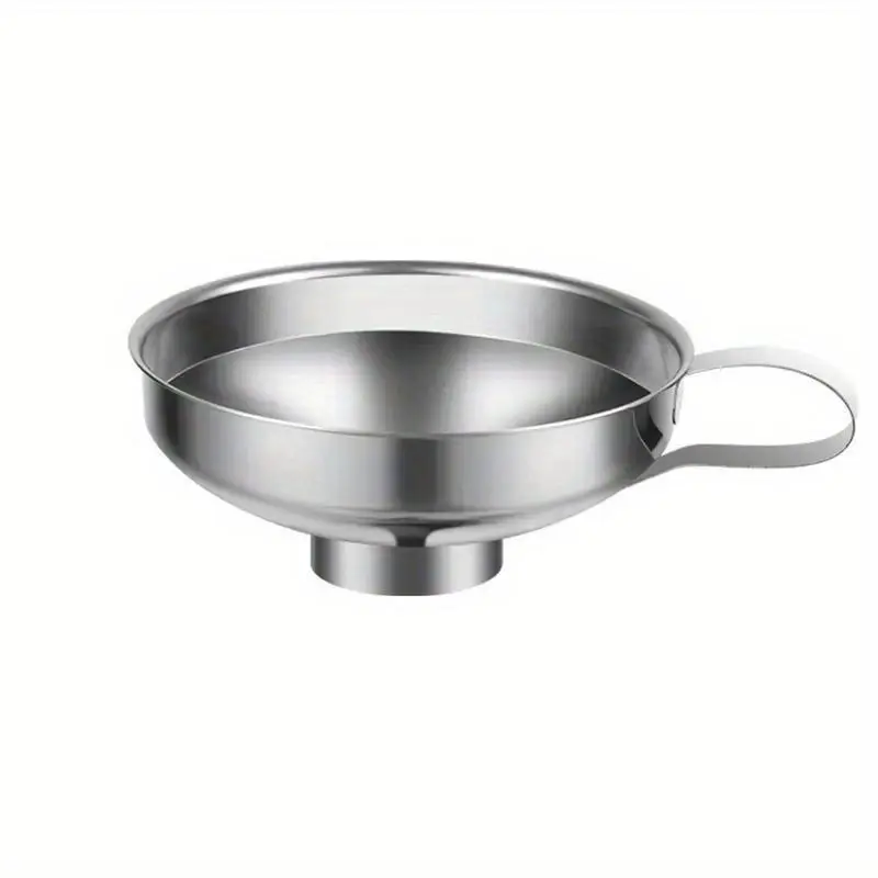 Stainless Steel Wide Mouth Funnel, Household Large Diameter Jam Funnel, Kitchen Cooking Utensils for Home Use, Kitchen Accessories