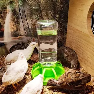 2pcs Fence Waterer for Pigeons, Quails, Chicks, Small Parrots, Exotic Pets, Small Birds, Suitable for Various Small Animals