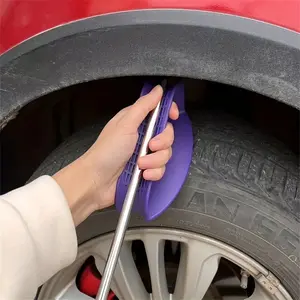 New Paint-Free Dent Repair Tool: Car Dent Repair Tool - Tire Support Shaping Crowbar Holder, Auto Bump Repair Equipment with Ergonomic Purple Handle &  for Efficient Tire Damage Fixing, Car Repair Tool, Robust Construction