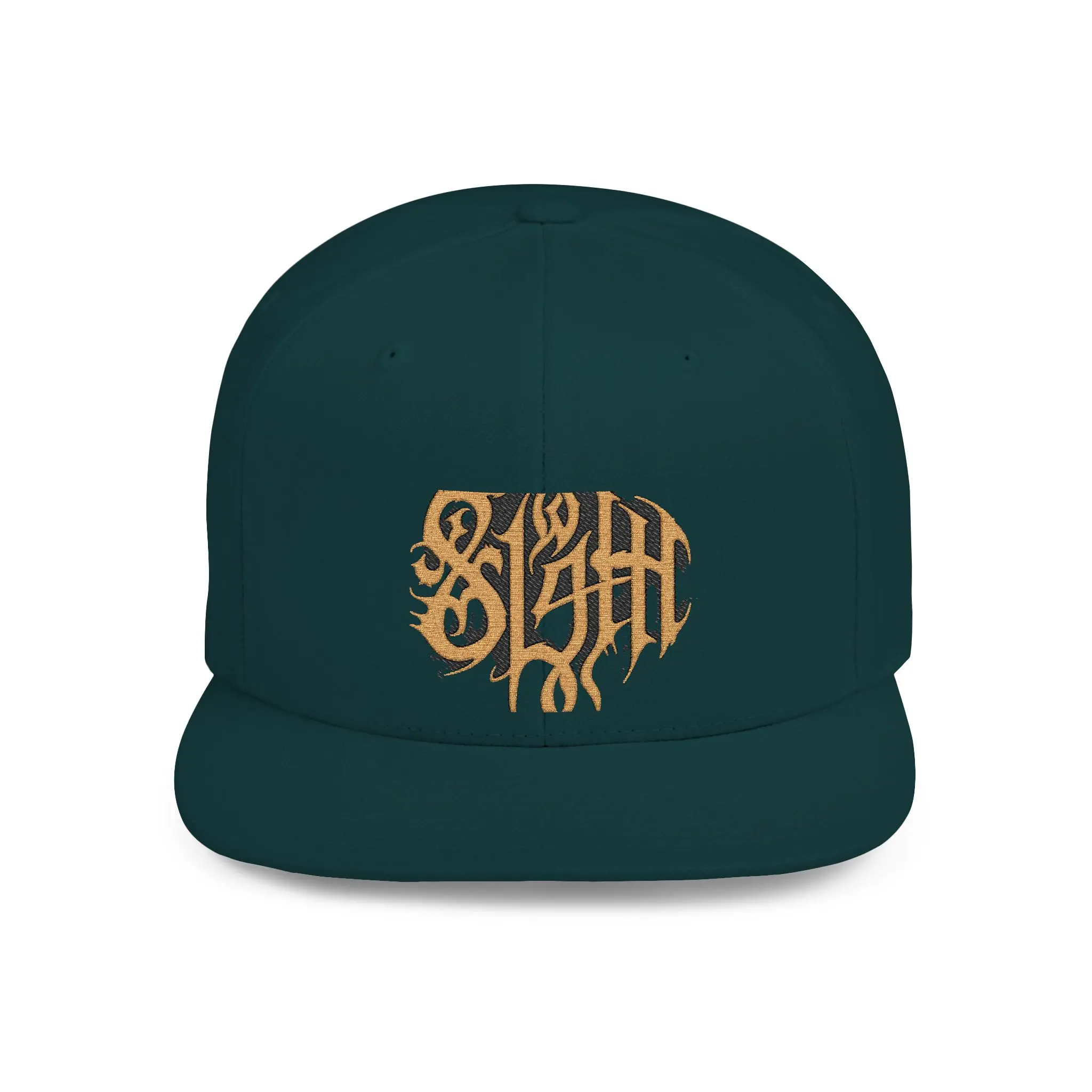 SIAH Sheem Is Always Here Insignia Flat Bill Snapback | Black Gold Streetwear