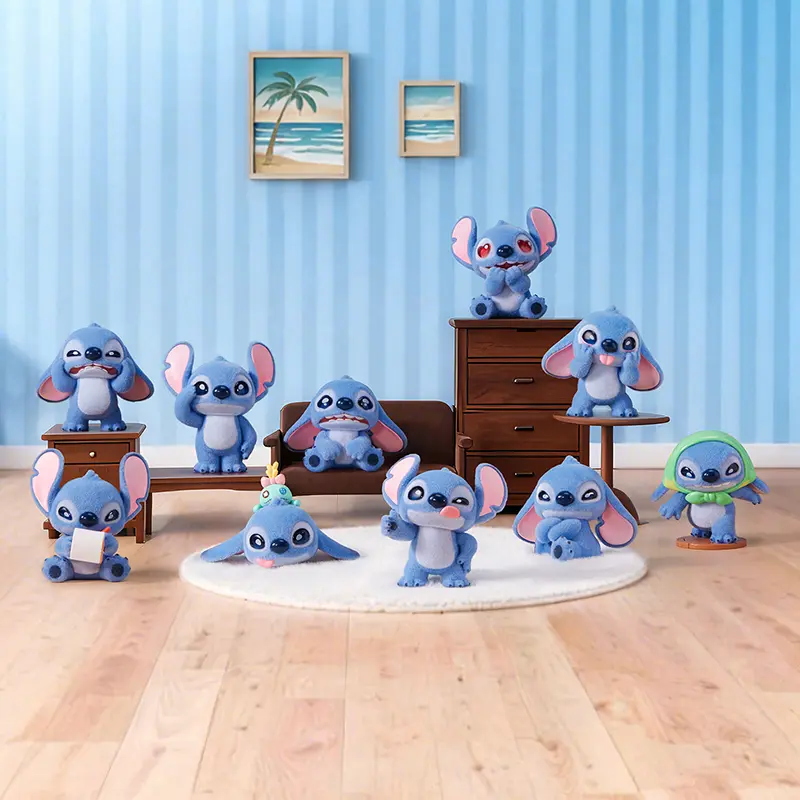 Stitch Expression 1.0 Series Figurine Blind Box, Cute & Funny Stitch Doll Collectible Figure, Trendy Desk Ornament & Bag Charm, Soft Touch Design With Vivid Expressions, Ideal Sweet Gift For Girls, Cartoon Fans & Birthday Surprise, Back-to-School Gifts
