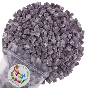 GRAPE SOUR CHEWY CUBES CANDY 2 LB Snack Sweet Soft
