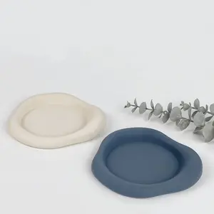 Silicone Cloud Shaped Coaster, 1 Count Modern Irregular Design Heat Resistant Mug Mat, Non-slip Washable Drink Coaster for Home and Office