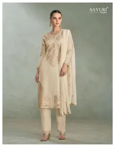 Floral Lace Boho Dress | Sayuri Black Salwar Suit with Floral Embroidery Chinon Silk for Festival Special Womenswear