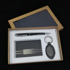 Hardcover Notebook + Pen + KeyChain Set Gift for Men Boys Christmas Birthday Friendship