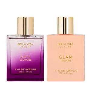 BellaVita Luxury's Floral Daydream | 2x100ml Perfumes | Date Woman & Glam Woman | Perfume for Women | Long Lasting Fragrance | EDP