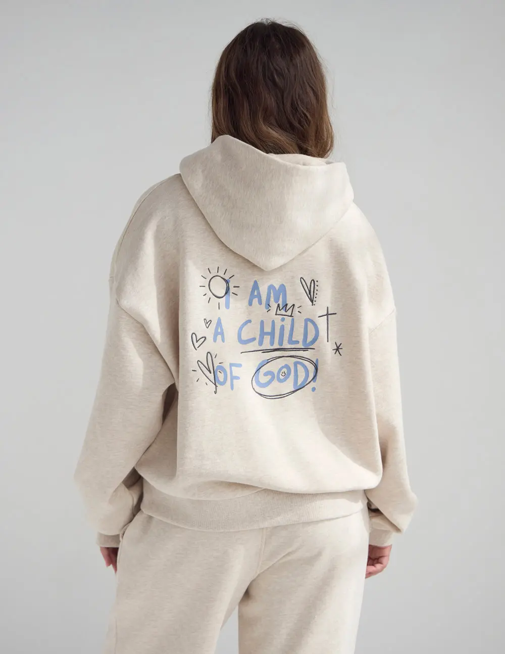 Child of God Eggshell Full-Zip Hoodie