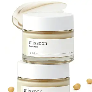 Mixsoon Bean Cream Korean Glass Skin Smooth Pore Care 50ml Lightweight Non-Sticky Formula Deep Hydration for All Skin Types Facial Daily