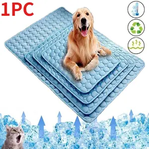 Pet Dog Cooling Bed Mat Iced Rug Summer Extra Large Durable Pad for Small Big Dogs and Cats Puppy Blanket Washable Accessories