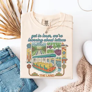 The Land Inspired T-Shirt, Get in Loser Theme Park Tee, Matching Family Vacation Tee