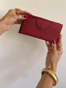 Maylee Wallet in Raspberry