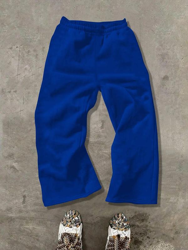 Striped Sporty Sweatpants with Side Bars & the Star Logo, Drawstring Waist, Loose Fit, Skin-Friendly Fabric for Daily Wear, Athleisure Style Pants