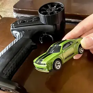 1/64 Mini  Remote Control Drift Car, Rc Stunt Car, 4WD 15km/h High-Speed Full-Proportional Sports Car, LED Lights, Rechargeable Desktop Entertainment Toy, Fun Birthday Christmas Valentine's Day Gifts, Rc Cars