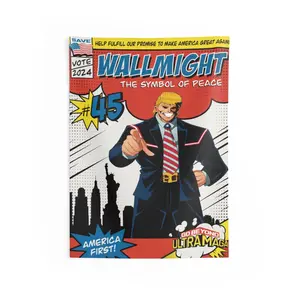 Trump all might wall might my hero academia  Wall Tapestries