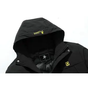 Men's Warm Winter Coats Waterproof Ski Jacket Windproof Snow Coat Mountain Windbreaker Hooded Raincoat