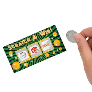 4" x 2" Casino Night Paper Scratch-Off Tickets - 24 Pc.