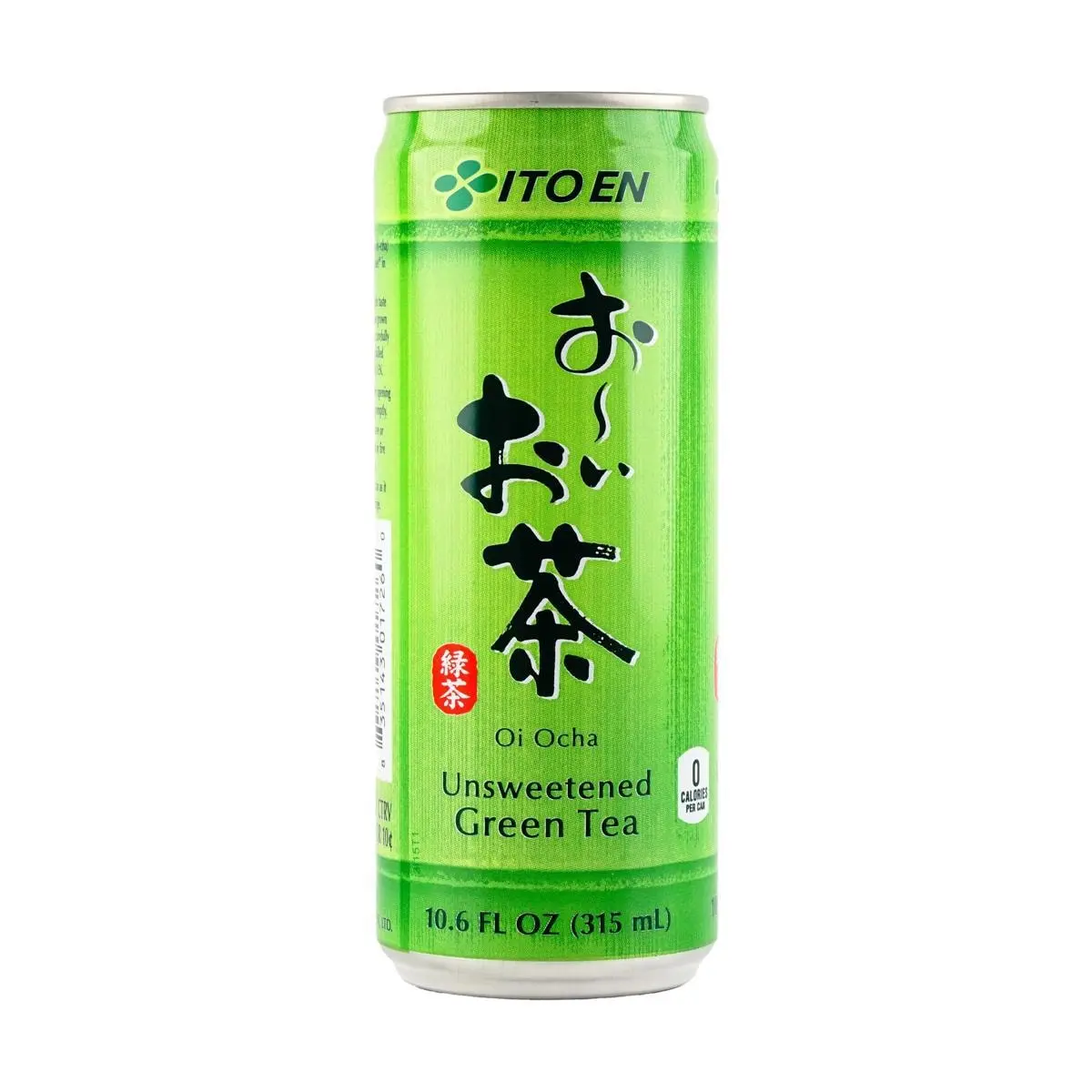 ITO EN Unsweetened Green Tea 315ml Can - Natural Japanese Sencha, Zero Sugar, Zero Fat, Low Calorie, Original Flavor