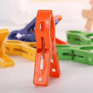 Random Color Windproof Plastic Clothes Peg, 8 Counts Multipurpose Clothes Drying Peg, Clothes Drying Clip, Home Organizer for Clothes, Bedding, Quilt