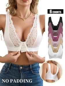 women's solid color wireless bra, soft comfy breathable backless bralette for daily wear, women's lingerie for all seasons, womenswear