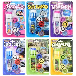 Sea World Projector Torch Toy, 1 Count Early Education Cognitive Story Projector Flashlight Toy, Educational Toy for Kids, Visual Learning Tools